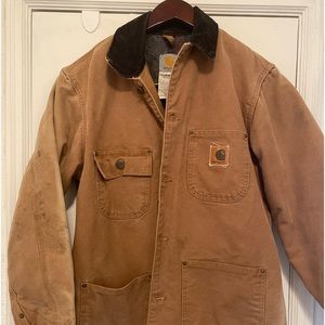 Vintage Carhartt Work Coat Jacket Size Small Union Made
